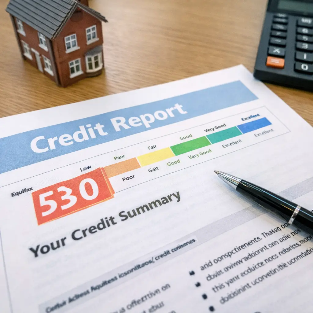 how can i buy a house with bad credit