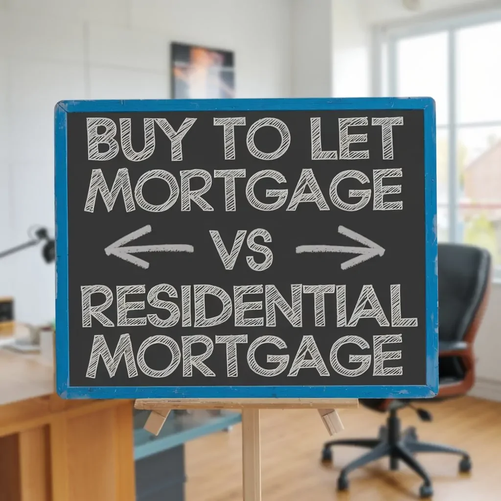 comparing buy to let mortgage and residential mortgage