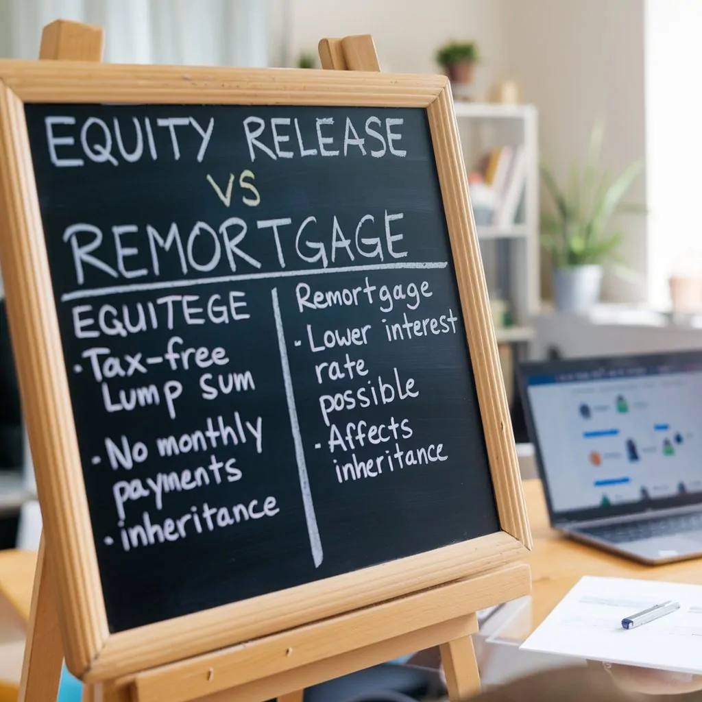 Equity Release vs Remortgage: Complete Comparison Guide for Financial Flexibility Equity Release vs Remortgage: Complete Comparison Guide for Financial Flexibility